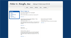 Desktop Screenshot of peterahaigh.com